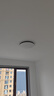 欧普照明（OPPLE）全光谱护眼吸顶灯卧室灯智能照明灯具简约大气包安装铭宇4黑圆形 实拍图