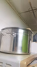 小渝304不锈钢桶圆桶特厚商用汤桶烧水桶卤桶炖锅大容量加厚家用汤锅 特厚直径35cm高度 24cm 20L 实拍图