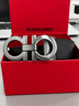 菲拉格慕（Ferragamo）男士双面GANCINI可调式腰带 0464231_C_95 礼物送男友 实拍图