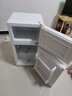 新飞冰箱小型租房用 一级能效冷 藏冷冻两用1-2人家用小冰箱 出租房双门电冰箱办公室两门 26年升级 76A128L一级能效【保温节能】白 实拍图