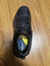 斯凯奇（Skechers）男鞋休闲皮鞋商务通勤黑色工作鞋简约百搭黑色运动板鞋210835 全黑色/BBK 40 实拍图