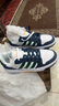 adidas ENTRAP美式校园风运动少年感复古篮球风板鞋男女阿迪达斯 白色/绿色/蓝色   42.5 实拍图