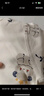 婧麒（JOYNCLEON）儿童秋衣秋裤套装宝宝套装男童女童纯棉保暖内衣内穿A类睡衣 蓝色饼干小熊 100 cm 实拍图