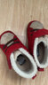 月星童鞋 日本进口儿童棉鞋男童冬季防寒加绒学步鞋女童宝宝鞋 红色 21.5 (内长13.5cm适合脚长13cm) 实拍图