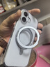 绿联【360°旋转支架|晶薄透亮】适用iPhone17手机壳磁吸支架透明苹果17保护套气囊防摔镜头全包不发黄 实拍图