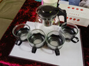【京东物流】茶壶套装整套茶具大容量玻璃茶杯带滤网耐高温泡茶具 1000ML一壶+四杯套装【无茶盘】 实拍图
