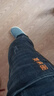 真维斯（Jeanswest）牛仔裤男春季男士牛仔裤宽松直筒长裤弹力休闲长裤子男黑灰色36 实拍图