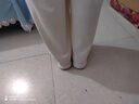 小白鞋子女新款chic复古百搭休闲厚底增女鞋高中生配裙子板鞋女潮 皮面-米白色 37 实拍图