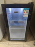 威力冰吧家用小型冷藏保鲜柜58升办公室宿舍宾馆茶叶饮料红酒透明恒温冰箱一级能效+白灯BC-58 实拍图