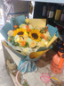 艾斯维娜鲜花速递向日葵混搭花束生日礼物全国同城配送 向日葵香槟韩式花束 实拍图