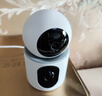 华为智选鸿蒙智选500万+500万双摄监控摄像头家用器360度无死角带夜视海雀室内安防看护双雀Max白重磅新品 实拍图