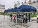 什嘉航[送货上门] 帐篷户外推拉棚定制推拉帐篷雨篷雨棚伸缩移动式夜市 宽3米*长3米*高2.5米  顶布+架子 实拍图