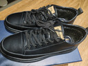 老人头（LAORENTOU）男鞋皮鞋男冬季休闲鞋户外运动健步鞋板鞋 3213A039 黑加绒41 实拍图