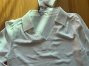 百图betu女装春季新款衬衫飘带设计感温柔雪纺长袖衬衫女2302T34 米白 S 实拍图