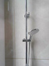 箭牌（ARROW）淋浴花洒套装精铜易洁硅胶万向下出水手持顶喷三功能淋浴花洒套装 【升级款】银色-巨幕顶喷AE33902CP 实拍图