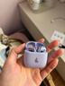 漫步者（EDIFIER）元气仓Lolli Air真无线蓝牙耳机半入耳花再降噪通话听歌空间音效AI翻译萝莉适配苹果华为小米手机 【入会立减5元】冰鸢紫+耳机套 实拍图