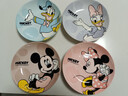 迪士尼8英寸深盘子可爱卡通陶瓷釉下彩耐高温盛儿童少女好看菜盘 乐悠8寸盘-米奇 无规格 实拍图