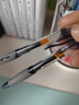 晨光（M&G）文具GP1008按动中性笔学生0.5黑笔签字笔商务子弹头考试专用水笔高颜值办公用品12支/盒 实拍图