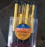 文正圆珠笔黑色笔芯0.7mm圆珠笔子弹头批发教师学生办公用按动油笔 2001蓝色40支装 实拍图