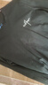 回力（Warrior）纯棉t恤男秋冬新款重磅运动上衣男士宽松打底长袖体恤 黑色  L 实拍图
