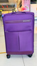 大嘴猴（paul frank）牛津布拉杆箱女帆布行李箱男轻音万向轮旅行大容量布箱防刮密码箱 紫色/升级版 24英寸 实拍图