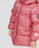 保姆鹅  【风墙】儿童羽绒服宝宝中长款护脸加厚外套保暖童装[NG2664] 石榴粉 110 实拍图
