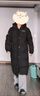 京东京造【高充绒312G】羽绒服男25冬季男女长款过膝连帽外套 黑色 L 实拍图