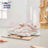 鸿星尔克（ERKE）童鞋中小童女童常规慢跑鞋儿童运动鞋粉刷灰/瑞士粉31 实拍图