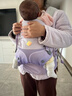 babycare腰凳全阶背带婴儿三合一减压透气抱娃神器易穿脱云朵舱升级柔雾紫 实拍图