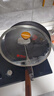 中康铁锅炒锅不粘锅经典款深氮平底锅精铁无涂层电磁炉燃气通用套装 实拍图