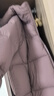 坦博尔羽绒服女短款连帽显瘦小个子女士羽绒面包服530360D 冷玫紫 160  实拍图