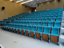 报告厅礼堂椅连排阶梯教室折叠椅写字板电影院剧院座椅会议室桌椅 礼堂椅定制 实拍图