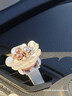 车载五花瓣空调出风口香薰汽车中控台电动车内饰香水摆件装饰用品 五花瓣1个装（送香薰片） 实拍图
