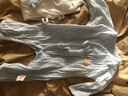 贝瑞加（Babyprints）新生儿连体衣2件装婴儿纯棉内衣薄款四季爬服柔软宝宝哈衣 蓝52 实拍图
