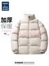 GENIOLAMODE森马集团棉服男纯色百搭立领棉衣加厚保暖外套休闲男女同款面包服 实拍图