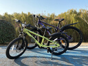 京东京造灵跃山地自行车京东自营6-10-12岁儿童自行车学生变速20寸青柠绿 实拍图