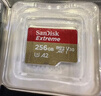 闪迪（SanDisk）256GB TF(MicroSD)内存卡 4K极速金卡A2 V30 U3行车记录仪 运动相机无人机 监控存储卡 读190MB/s 实拍图