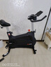 英尔健动感单车磁控家用静音小型自行车室内减肥锻炼运动健身器材 [尊享-黑]速燃电子表/超感双向磁控/动态减震 实拍图