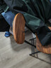 华恺之星凳子 折叠椅子家用餐椅简易便携休闲靠背椅户外圆凳CY150胡桃色 实拍图