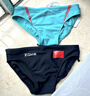 洲克（ZOKE）青少年儿童泳裤男中大童三角专业竞技训练舒适120626816 黑色 18 实拍图