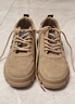 李宁新潮工装男鞋2025新款夏季工地干活上班防滑耐磨运动休闲登山劳保潮鞋 卡其 单层 41 现货速发 实拍图