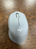 罗技（Logitech）M330 轻音鼠标 无线鼠标 办公鼠标 右手鼠标 带无线微型接收器 灰色 实拍图