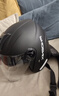 凤凰（Phoenix）新国标A类3C认证电动车摩托车头盔双镜片防雾防风保暖哑黑 男女四季通用电瓶车3/4半盔冬季安全帽 实拍图