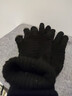 南极人毛线手套男女冬季保暖骑行手套滑雪手套触屏加厚全指半指防风手套 实拍图