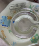 爱贝迪拉新生婴儿游泳圈洗澡用具宝宝小月龄脖圈新生幼儿童颈圈 【脖圈大号】动物园游【含气筒】 实拍图