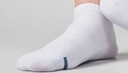 一只鱼袜子男士10A级抗菌防臭秋冬季运动袜短筒短袜休闲棉袜透气 实拍图