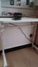 SKAAN折叠书桌可移动电脑桌简易学习桌办公桌椅组合卧室床边桌子折叠桌 【单桌】升降款80cm白色 实拍图