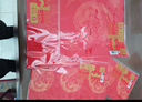 得力（deli）【加厚10副】万年红福字纸 手写对联斗方2026马年大红书法纸 自写空白宣纸春联洒金款45x45cm 实拍图