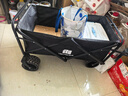 探险者（TAN XIAN ZHE）露营车儿童可躺户外推车野餐车露营装备折叠露营推车营地车买菜车 250L 曜石黑坦克轮【轮宽10CM】 实拍图