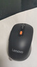 联想（Lenovo） 无线蓝牙双模鼠标 便携办公鼠标 人体工程学设计 适用台式机一体机笔记本平板 Howard黑色 实拍图